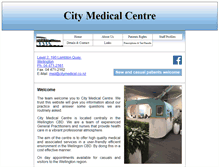 Tablet Screenshot of citymedical.co.nz