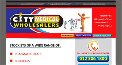 Desktop Screenshot of citymedical.co.za