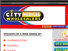 Tablet Screenshot of citymedical.co.za